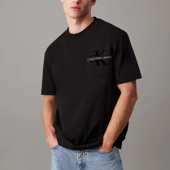 Calvin Klein Ανδρική κοντομάνικη μπλούζα Bristle Monologo Tee